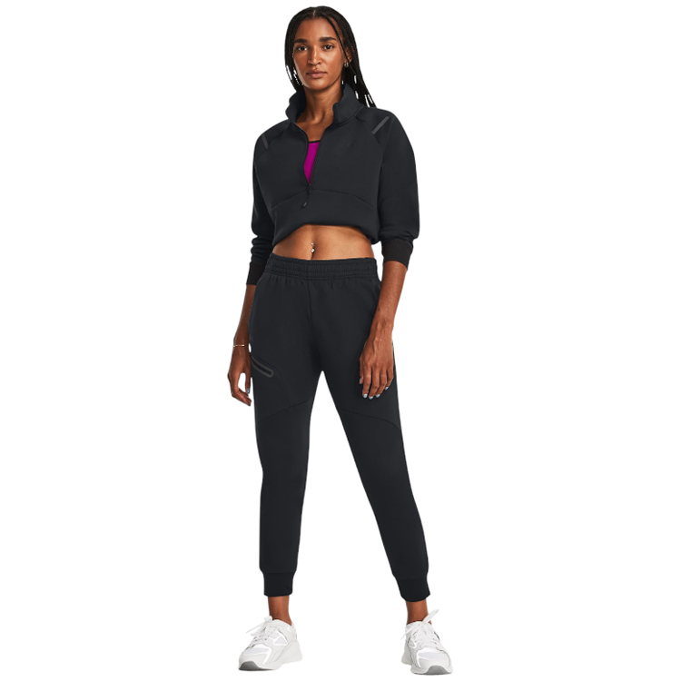 Pantaloni Under Armour Unstoppable Flc Jogger L Negru Femei photo 3