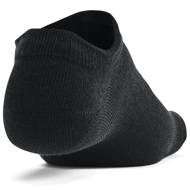 Носки Унисекс Under Armour UA Essential No Show 6pk L Черный photo 2