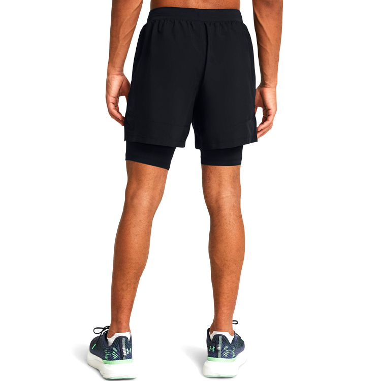 Sorti de bărbați Under Armour UA LAUNCH 5 2-IN-1 SHORTS L Negru photo 3