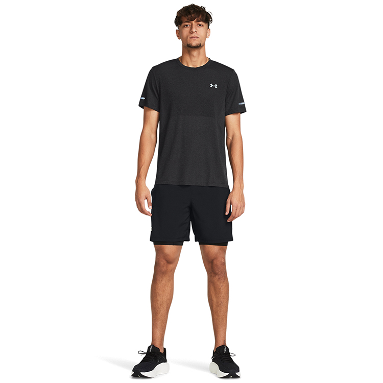 Sorti de bărbați Under Armour UA LAUNCH 5 2-IN-1 SHORTS L Negru photo 3
