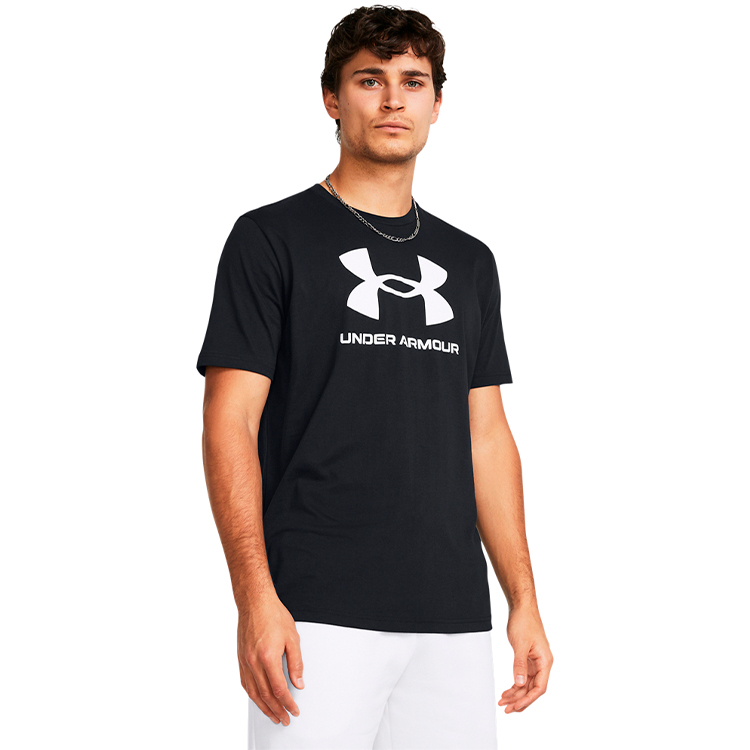 Tricou bărbătesc Under Armour UA SPORTSTYLE LOGO UPDATE SS L Negru photo 1 Tricou bărbătesc Under Armour UA SPORTSTYLE LOGO UPDATE SS L Negru photo 1