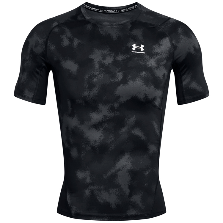 Tricou bărbătesc Under Armour UA HG Armour Printed L Negru-gri photo 1 Tricou bărbătesc Under Armour UA HG Armour Printed L Negru-gri photo 1