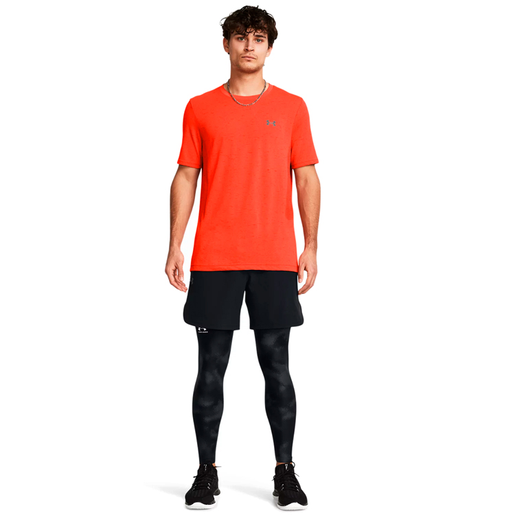 Легинсы Under Armour UA HG Armour Printed L Черный/Серый Мужской photo 3