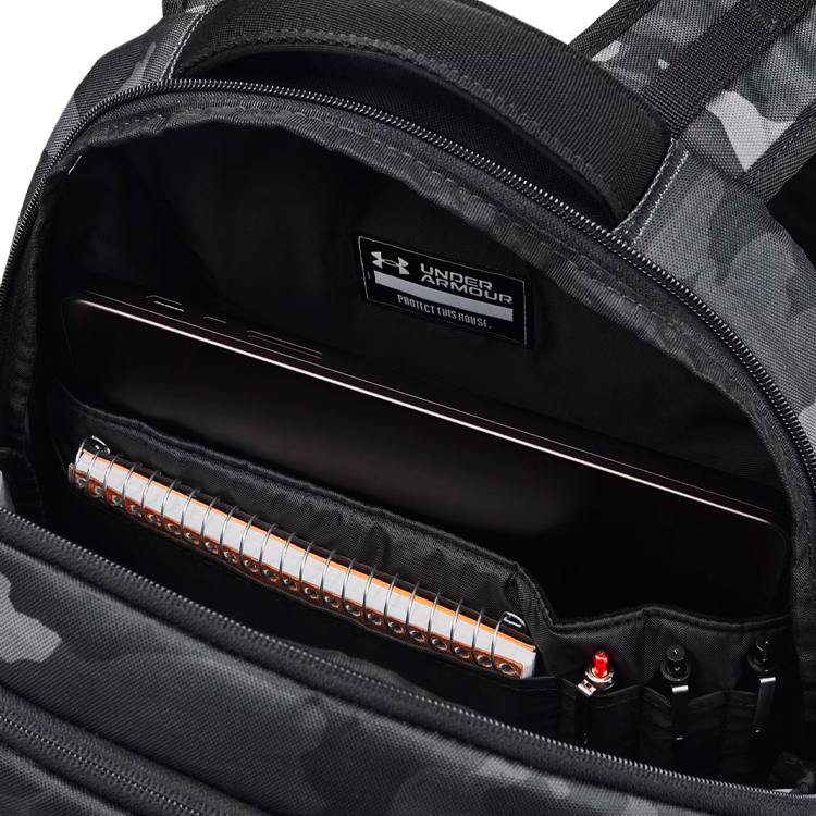 Rucsac  Under Armour UA Hustle 6.0 Backpack/1384672-001/Negru/gri photo 3