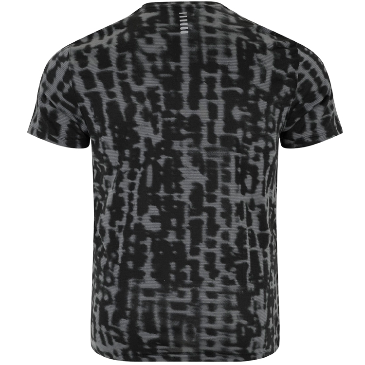 Футболка мужская Under Armour UA LAUNCH PRINTED SS L Черный/Серый photo 4