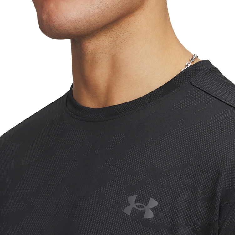 Tricou bărbătesc Under Armour UA Tech Vent Jcqrd SS L Negru photo 3