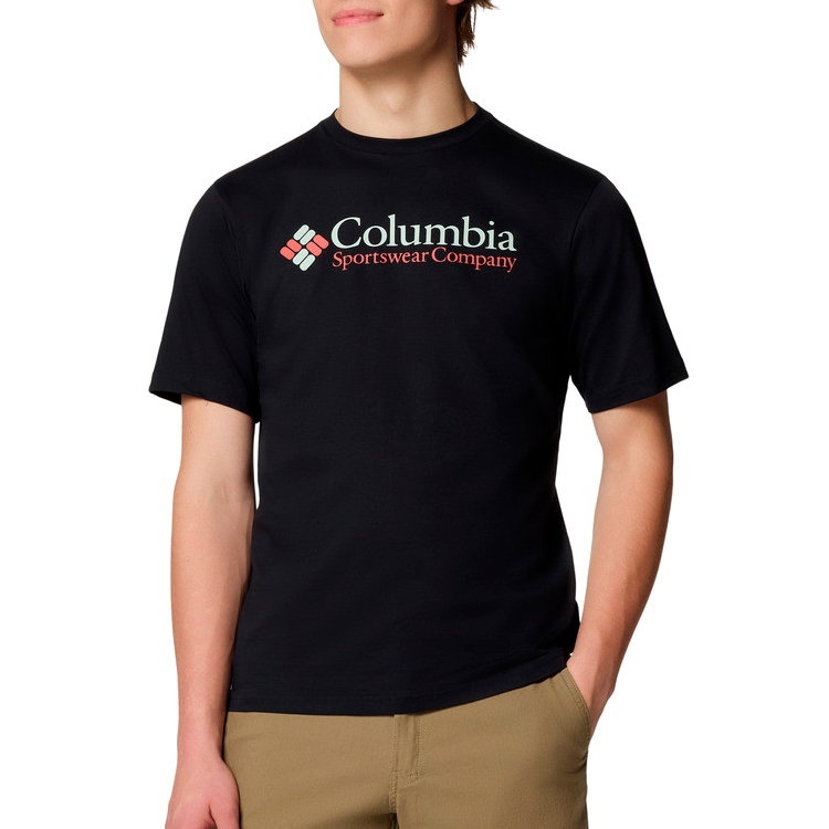 Tricou bărbătesc Columbia CSC Basic Logo Short Sleeve Shirt S Negru photo 4