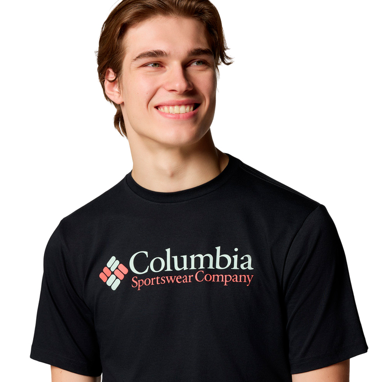Tricou bărbătesc Columbia CSC Basic Logo Short Sleeve Shirt S Negru photo 5