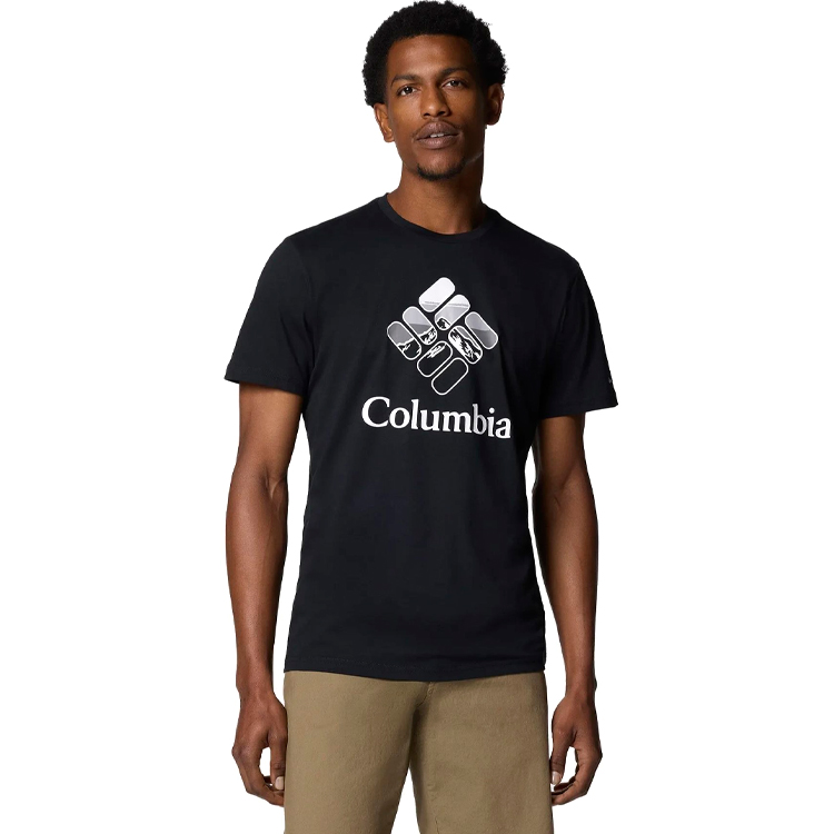Tricou bărbătesc Columbia M Rapid Ridge Graphic Tee S Negru photo 1 Tricou bărbătesc Columbia M Rapid Ridge Graphic Tee S Negru photo 1