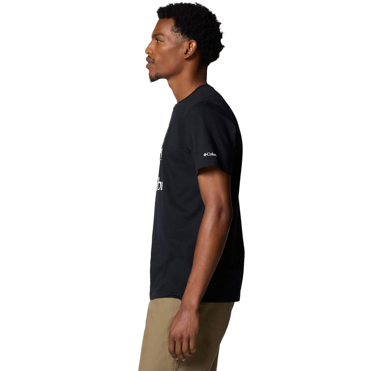 Tricou bărbătesc Columbia M Rapid Ridge Graphic Tee S Negru photo 3