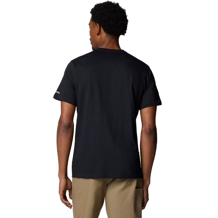 Tricou bărbătesc Columbia M Rapid Ridge Graphic Tee S Negru photo 4