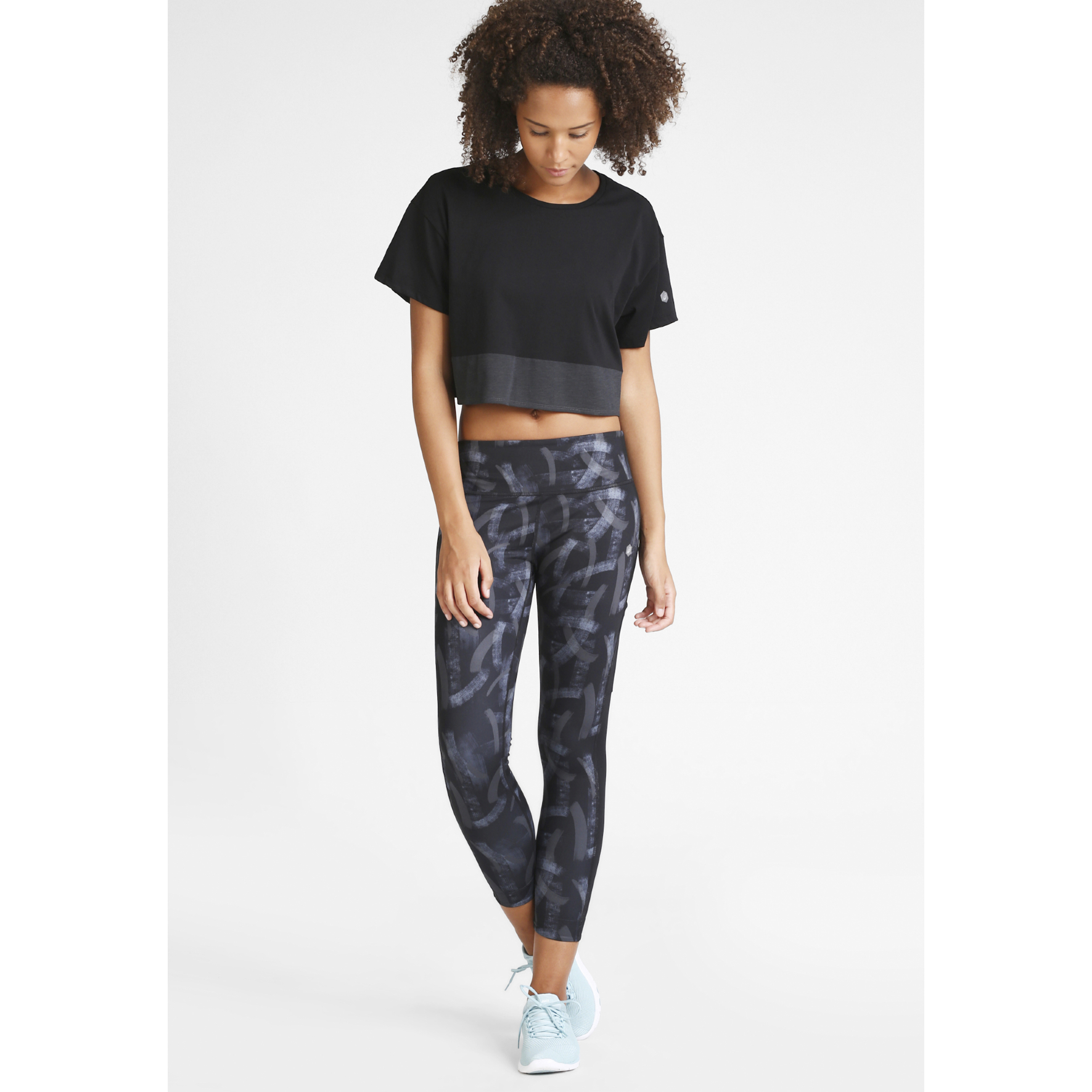 Panta-colanti Asics POWER BRA BRILLIANT / Femei / L / Negru photo 8