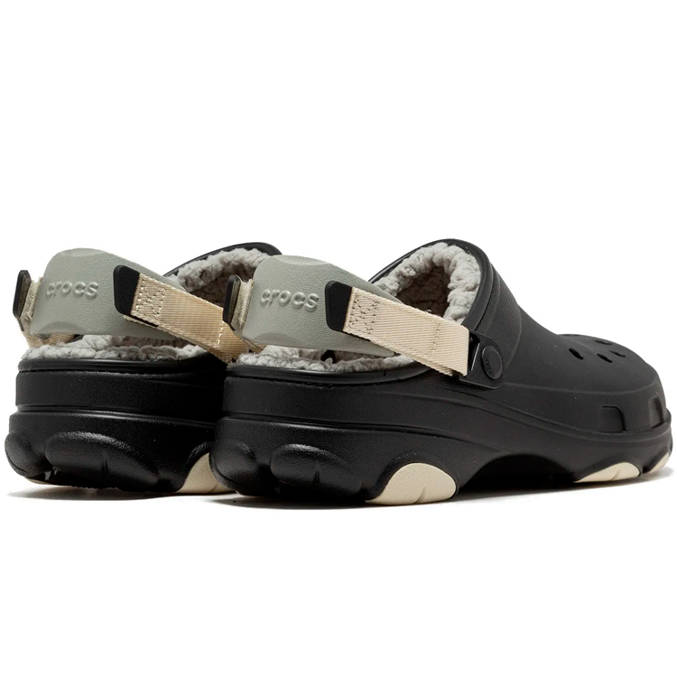 Slapi Crocs All Terrain Lined Clog pt Barbati / 41-42 / Negru photo 4
