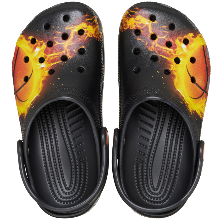Slapi Crocs Classic Flaming Bball Clog K pt Barbati / 28-29 / Negru photo 2
