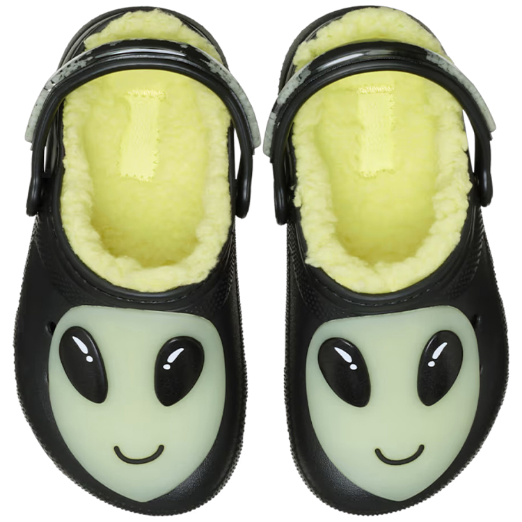 Slapi Crocs Classic Lined Alien Clog T pt Barbati / 24-25 / Negru photo 4