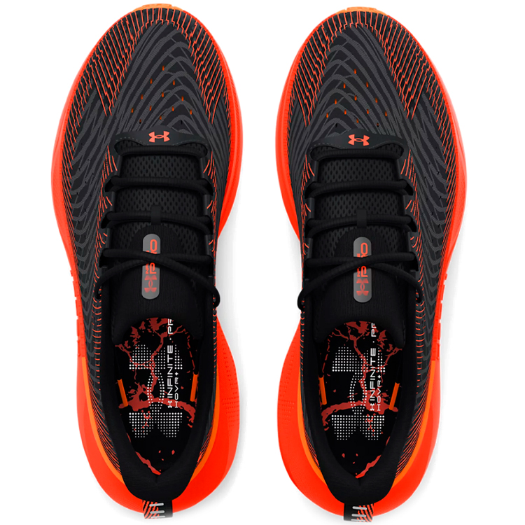Кроссовки Under Armour UA U Infinite Pro Fire & Ice / Мужской / 44.5 / Черный/Оранжевый photo 3