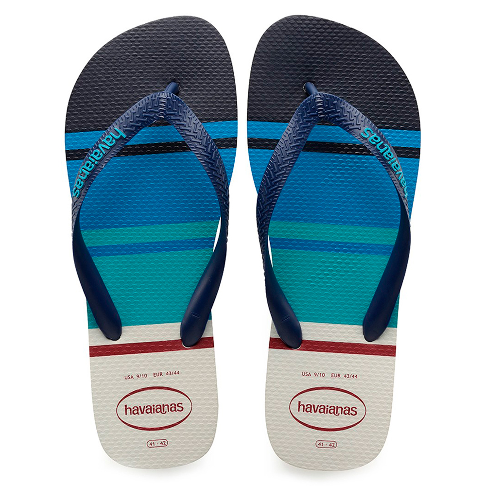 Slapi Havaianas TOP NAUTICAL pt Unisex / 39/40 / Alb photo 2