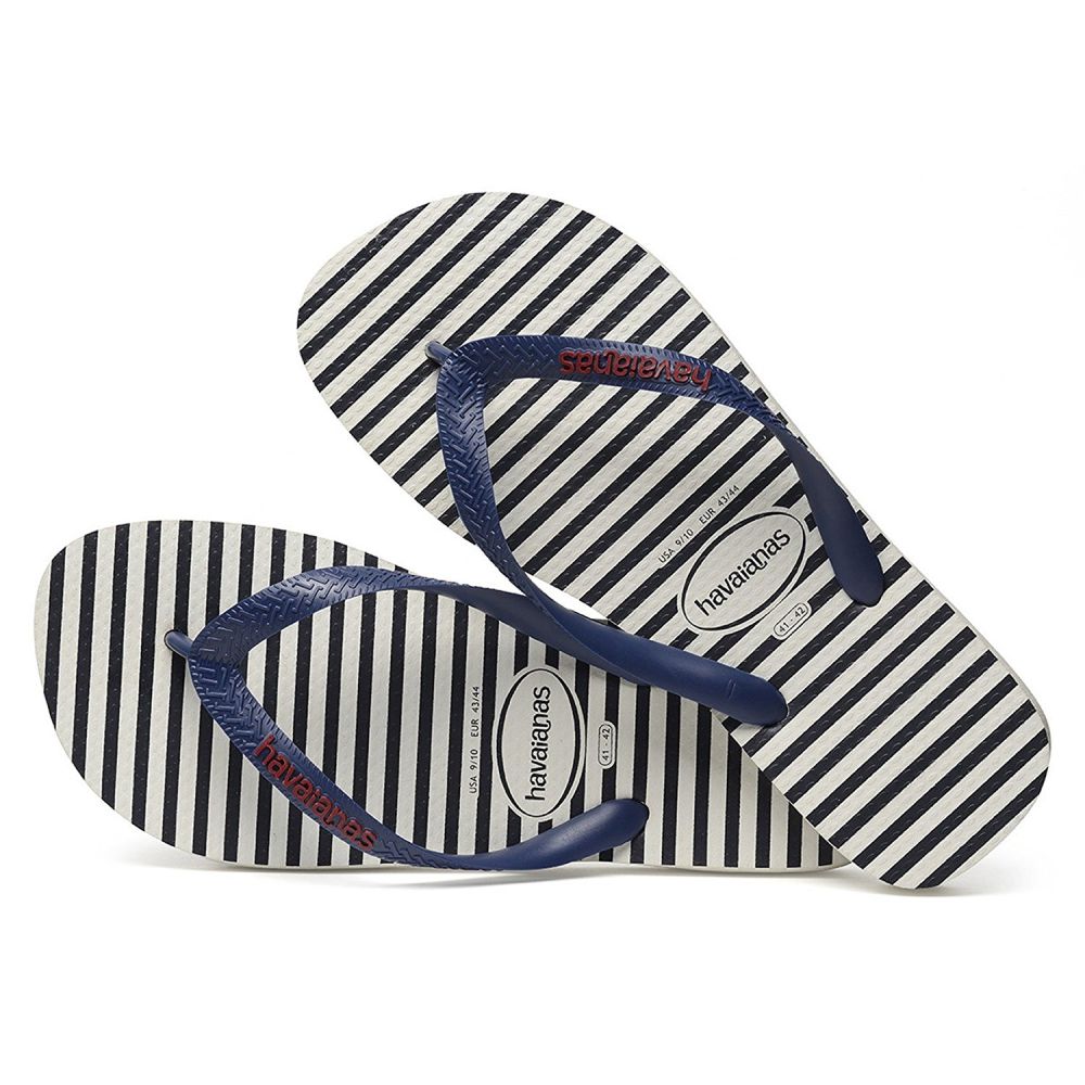 Slapi Havaianas TOP NAUTICAL pt Unisex / 39/40 / Alb photo 4
