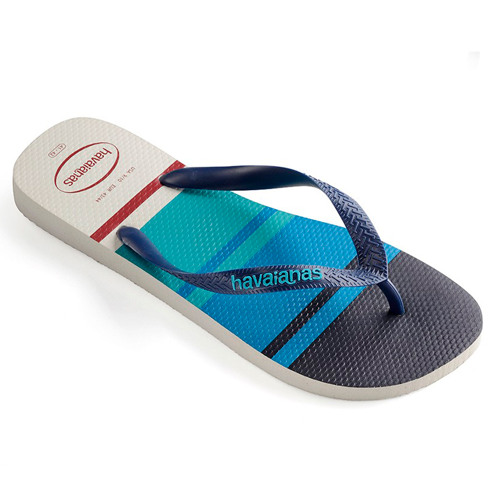 Slapi Havaianas TOP NAUTICAL pt Unisex / 39/40 / Alb photo 5