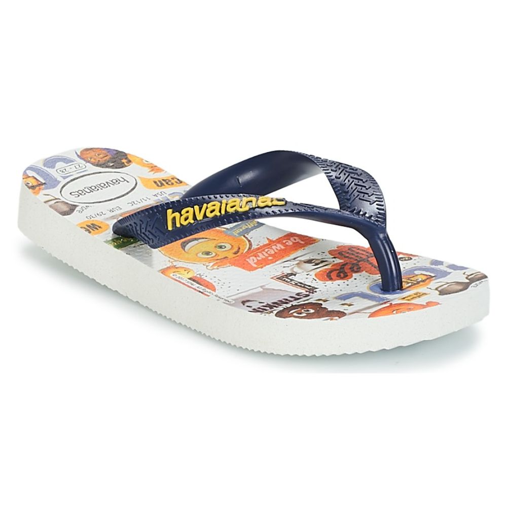 Slapi Havaianas EMOJI MOVIE / 27/28 cm / Alb photo 3