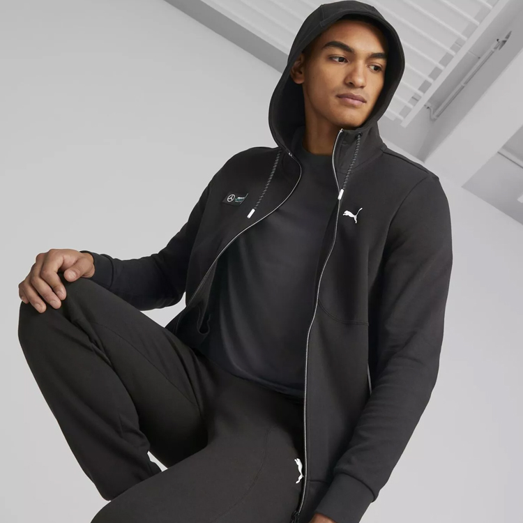 Hanorac pt bărbați Puma MAPF1 Hooded Sweat Jacket S Negru photo 5