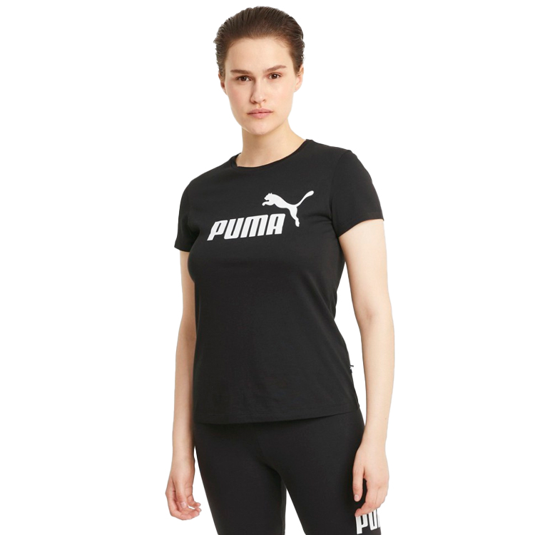 Футболка Puma ESS Logo Tee S Черный Женский photo 2
