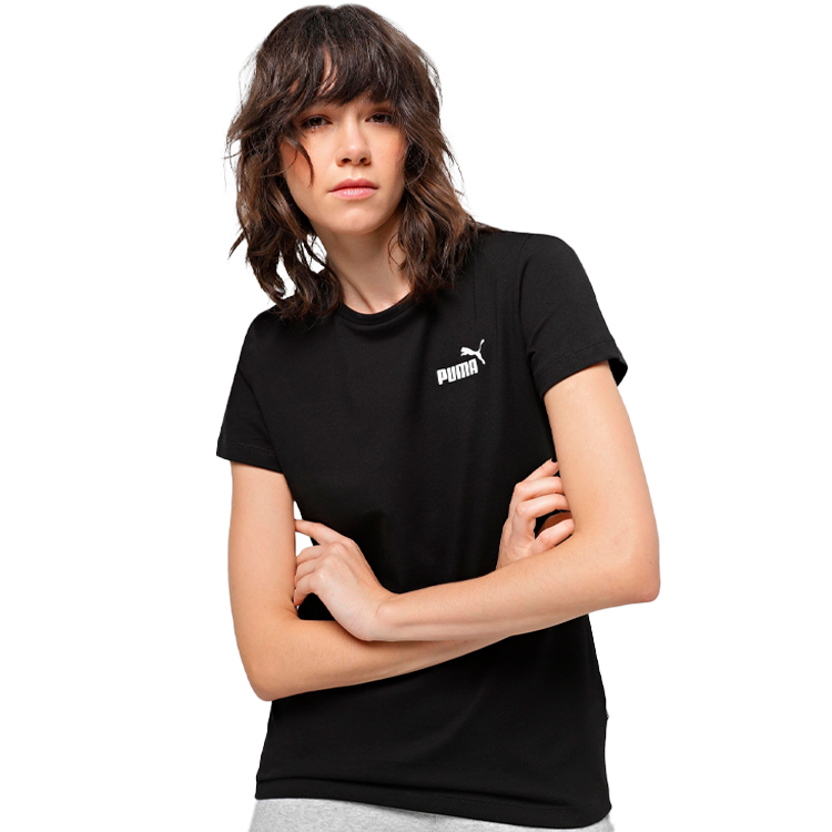 Футболка Puma ESS Small Logo Tee S Черный Женский photo 5