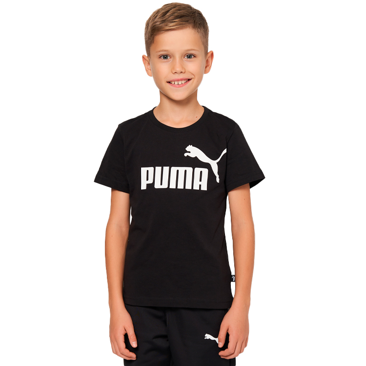 Tricou Puma ESS Logo Tee B / Unisex / 116 / Negru photo 3