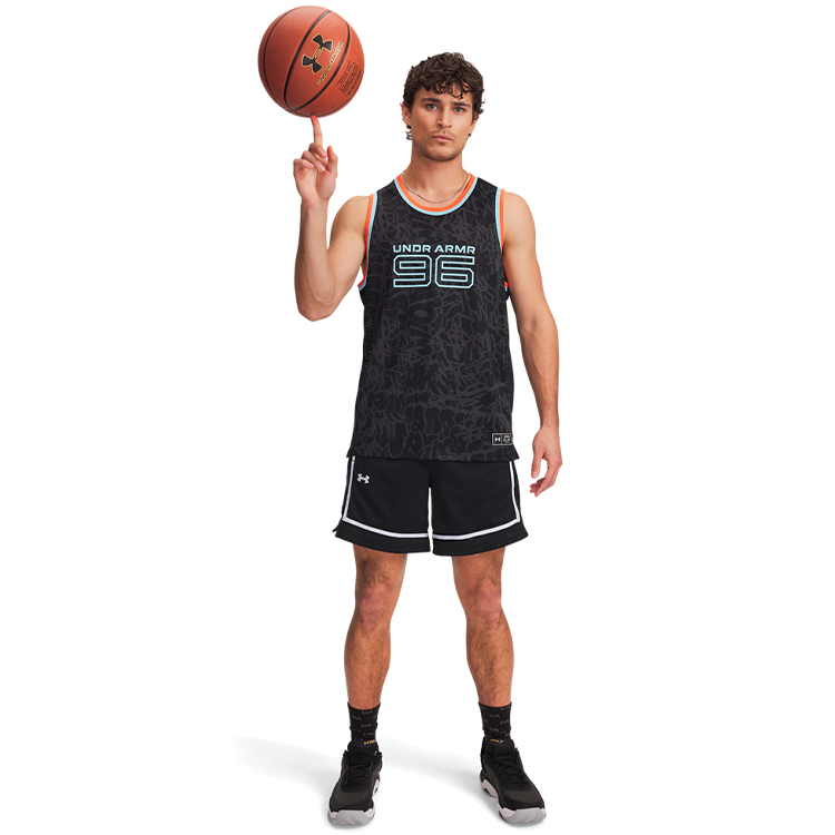 Sorti de bărbați Under Armour Zone Pro 7 Mesh Short Prntd L Negru photo 4