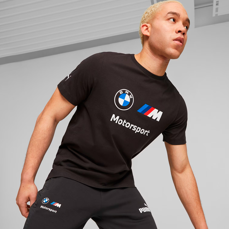 Tricou bărbătesc Puma BMW MMS ESS Logo Tee S Negru photo 3