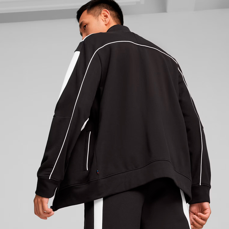 Hanorac pt bărbați Puma BMW MMS Sweat Jacket S Negru-alb photo 5