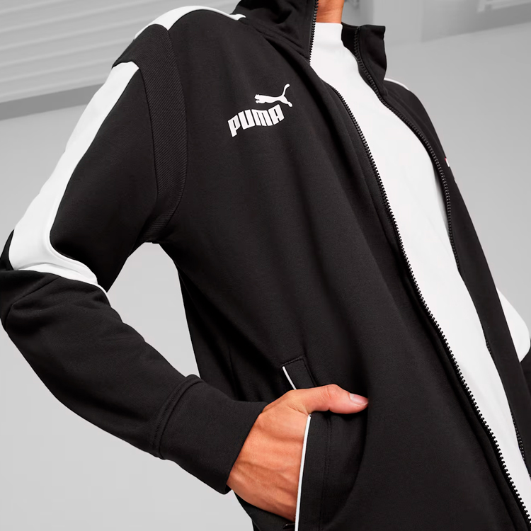 Hanorac pt bărbați Puma BMW MMS Sweat Jacket S Negru-alb photo 6