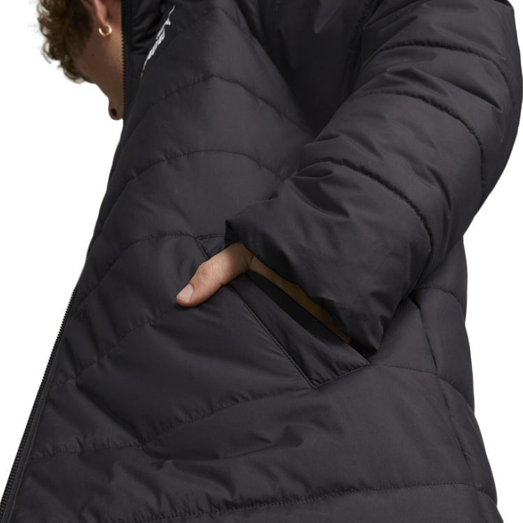 Geacă pt Barbati Puma Hooded Padded Coat S Negru photo 4