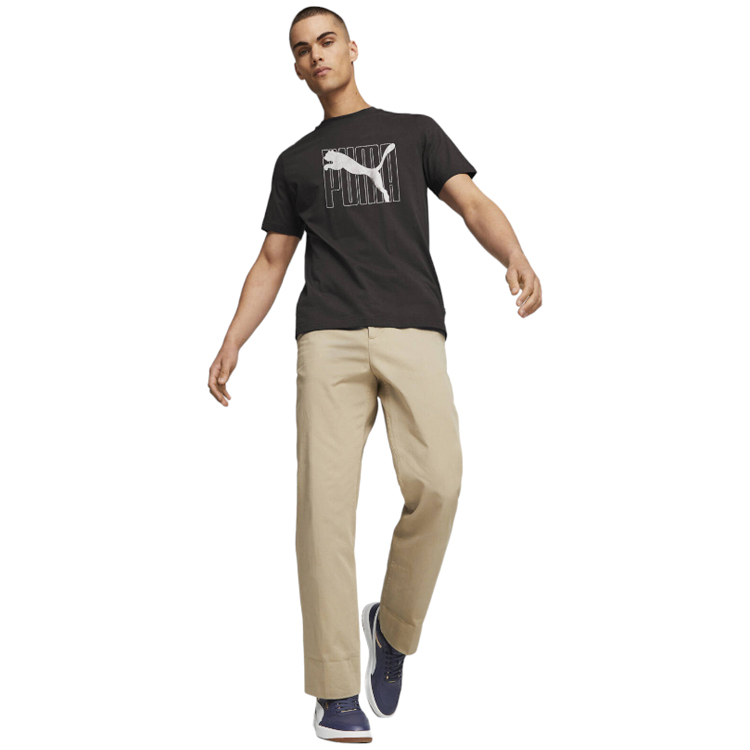 Футболка мужская Puma LOGO LAB Holiday Tee S Черный photo 4