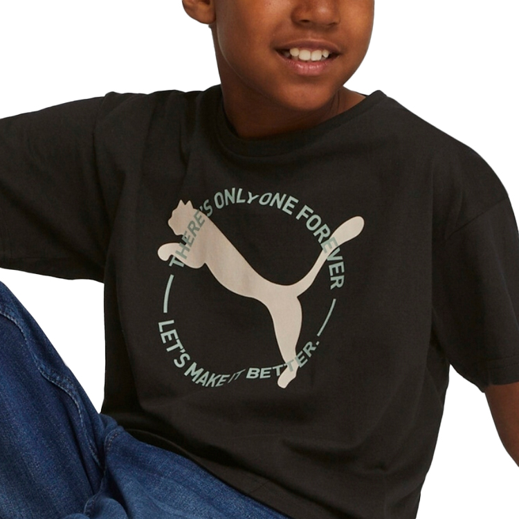 Tricou Puma BETTER SPORTSWEAR Tee B / Unisex / 128 / Negru photo 5