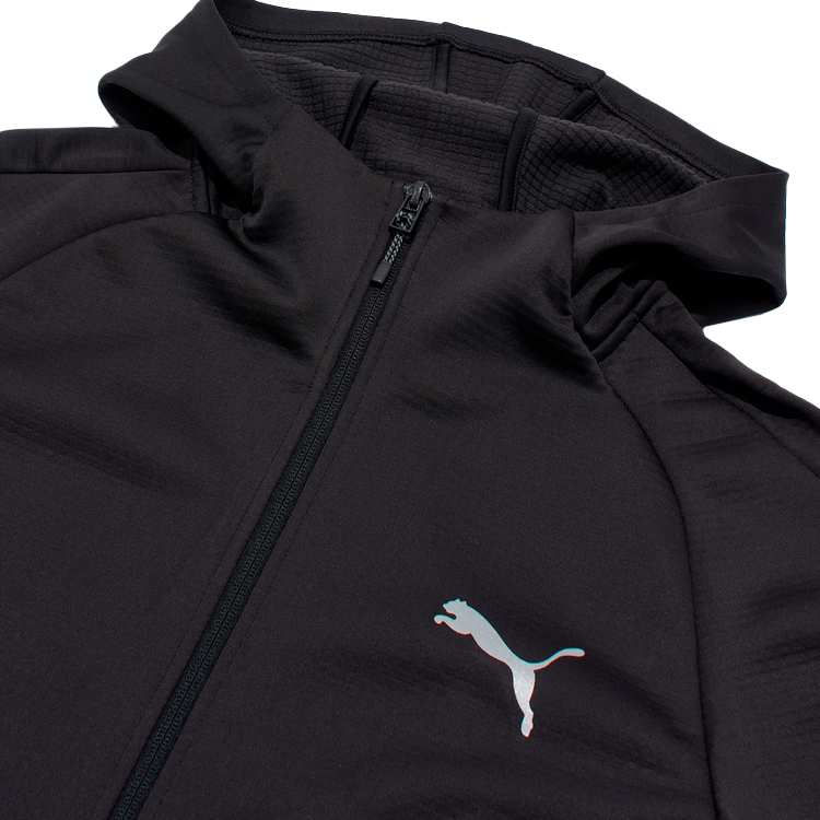 Hanorac pt bărbați Puma EVOSTRIPE Warm Full-Zip Hoodie S Negru photo 5