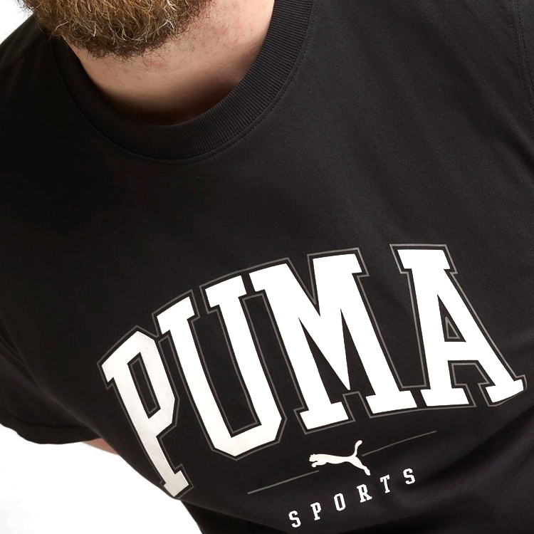 Футболка мужская Puma SQUAD Big Graphic Tee S Черный photo 4