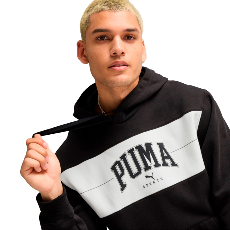 Hanorac pt bărbați Puma SQUAD Hoodie FL S Negru photo 4