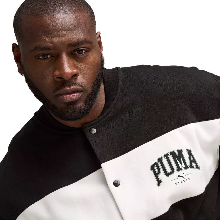 Hanorac pt bărbați Puma SQUAD Bomber Jacket FL S Negru photo 4
