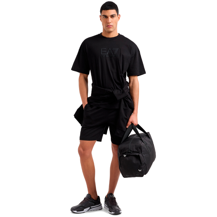 Sorti de bărbați EA7 EMPORIO ARMANI TRAIN VISIBILITY M SHORTS COFT XS Negru photo 4