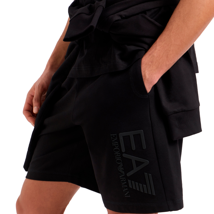 Sorti de bărbați EA7 EMPORIO ARMANI TRAIN VISIBILITY M SHORTS COFT XS Negru photo 5