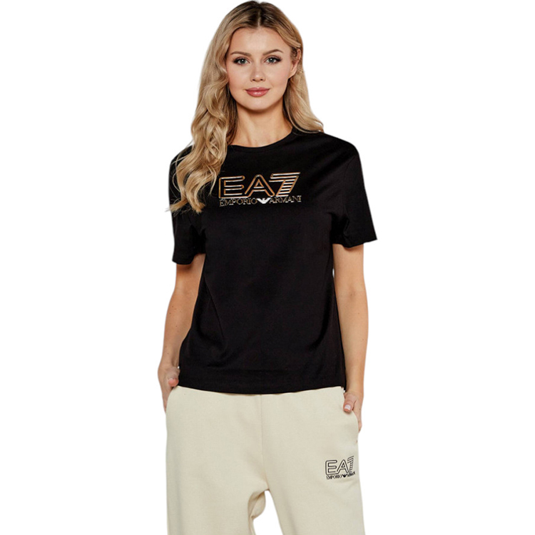 Tricou EA7 EMPORIO ARMANI TRAIN VISIBILITY W TEE SS S Negru Femei photo 3