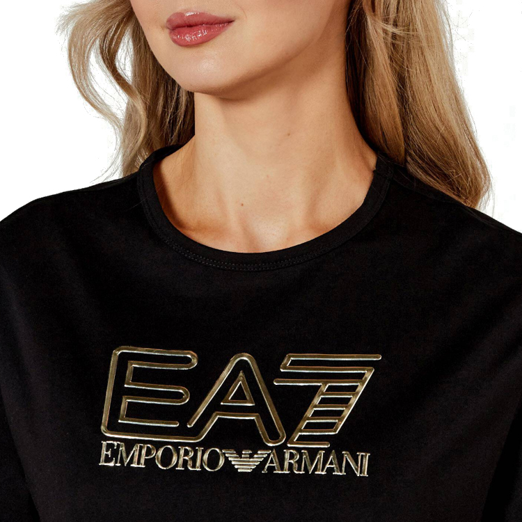Tricou EA7 EMPORIO ARMANI TRAIN VISIBILITY W TEE SS S Negru Femei photo 5