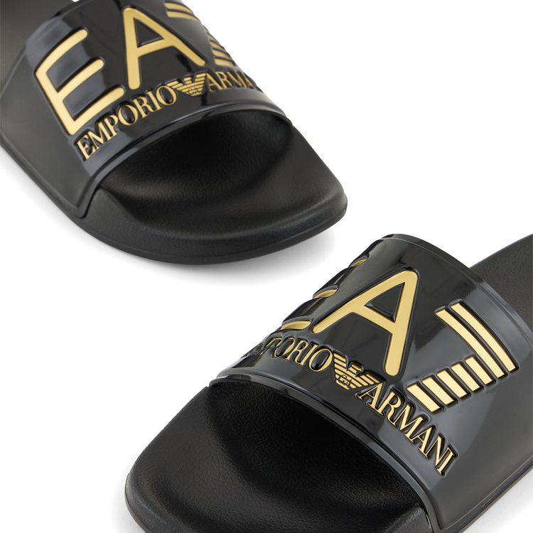Slapi EA7 EMPORIO ARMANI WATER SPORTS VISIBILITY SLIPPE pt Unisex / 42 / Negru photo 5