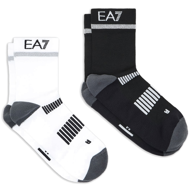 Носки EA7 EMPORIO ARMANI SOCKS RUNNING CRUSHER BI-PACK photo 