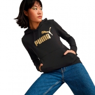 Hanorac Puma ESS+ Metallic Logo Hoodie TR thumbnav 4