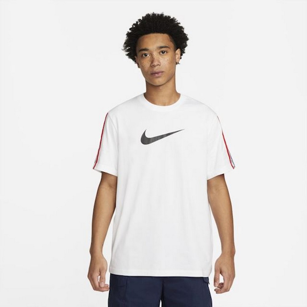 Футболка мужская Nike M NSW REPEAT SS TEE XS Белый photo 2