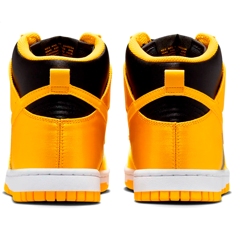 Кроссовки Nike W DUNK HIGH / Женский / 37.5 / Желтый/Черный photo 4