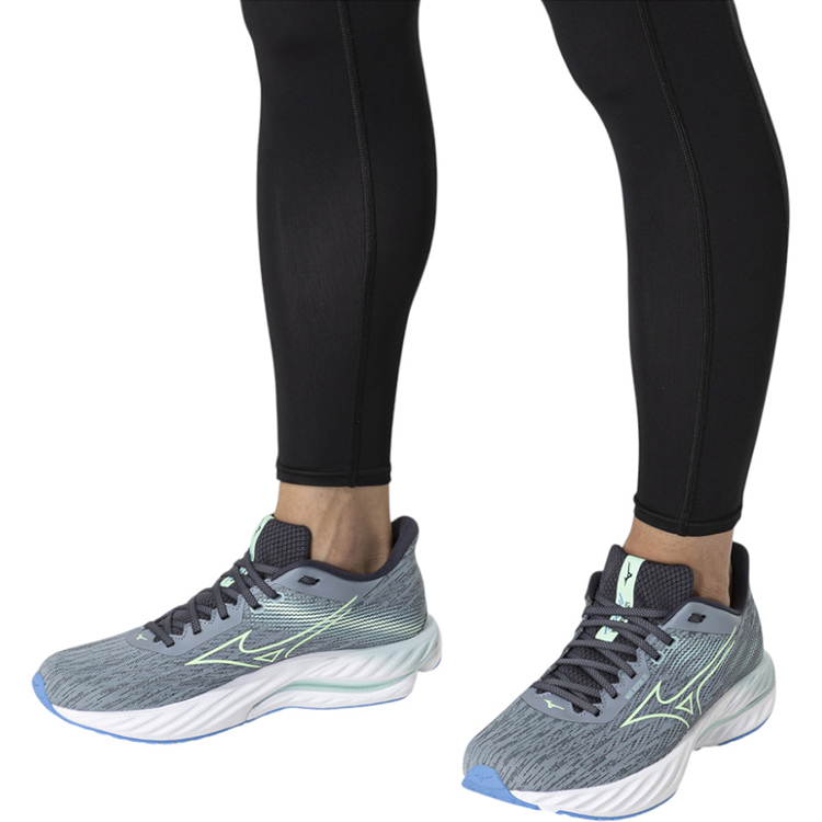 Кроссовки Mizuno WAVE INSPIRE 21 / Мужской / 42 / Серый/Зеленый/Синий photo 5