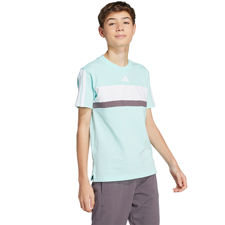 Tricou Adidas J 3S TIB T / Femei / 128 / Turcoaz photo 1